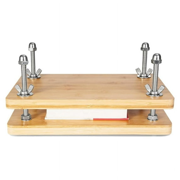 Book Bookbinding, Wooden Bamboo Book , Portable Kits for Bookbinding Supplies