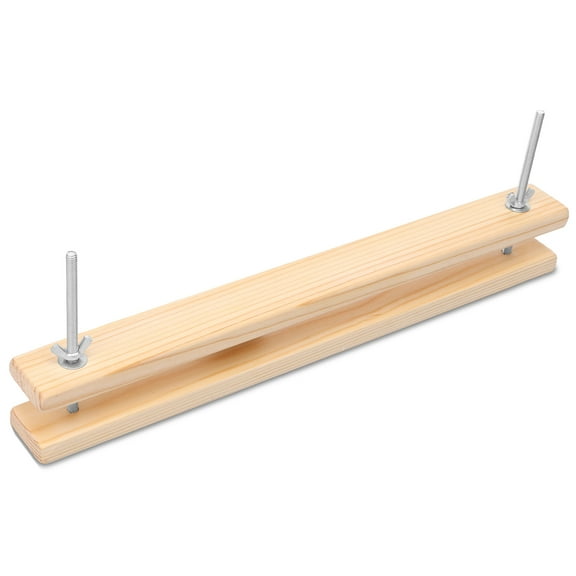 Book Press Kit Wood Book Binding Tool Effective Bookbinding Press Kit Multifunctional Bookbinding Supplies Easy to Use and Portable for DIY Crafts Home