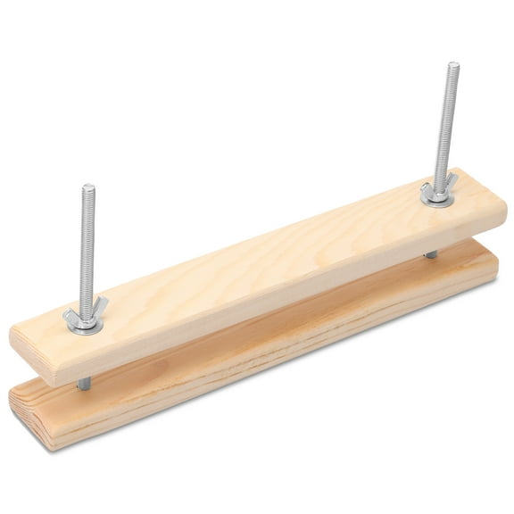 Book Press Kit Wood Book Binding Tool Effective Bookbinding Press Kit Multifunctional Bookbinding Supplies Easy to Use and Portable for DIY Crafts Home