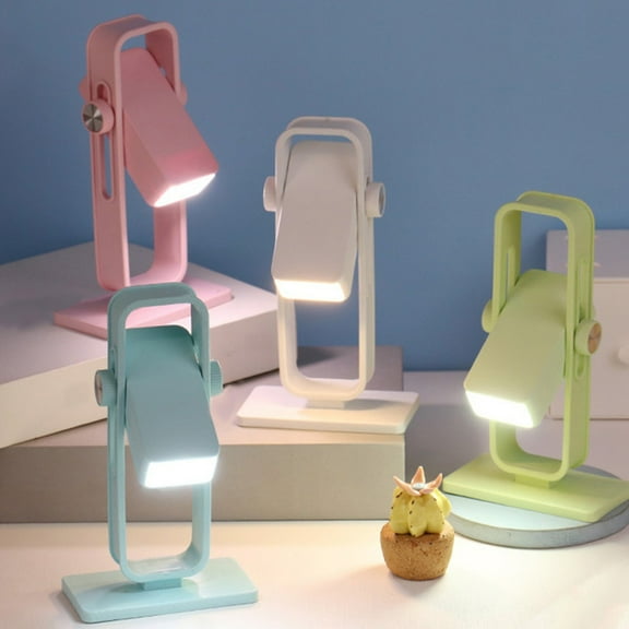 Book Reading Lamp – Adjustable LED Desk Light | USB Rechargeable, Two Lighting Modes, Eye Comfort | Multicolor | 3.58 x 2.01 x 6.46 in
