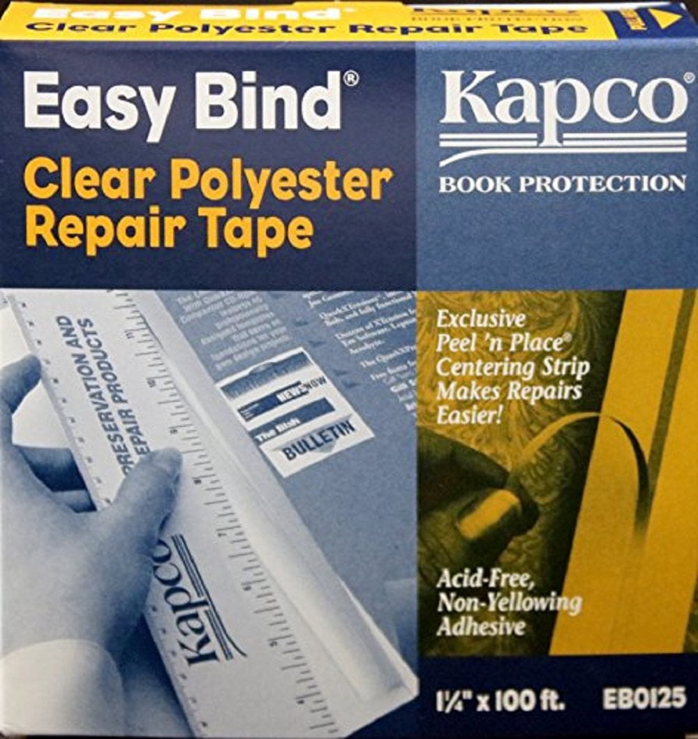 Book Repair Tape - 1 1/4" W x 100 ft L