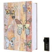 Book Safe Lock Box, Hidden Book Safe with Combination for Traveling, Storing Money, Jewelry, Passports, 7.2"x4.6"x2.2"