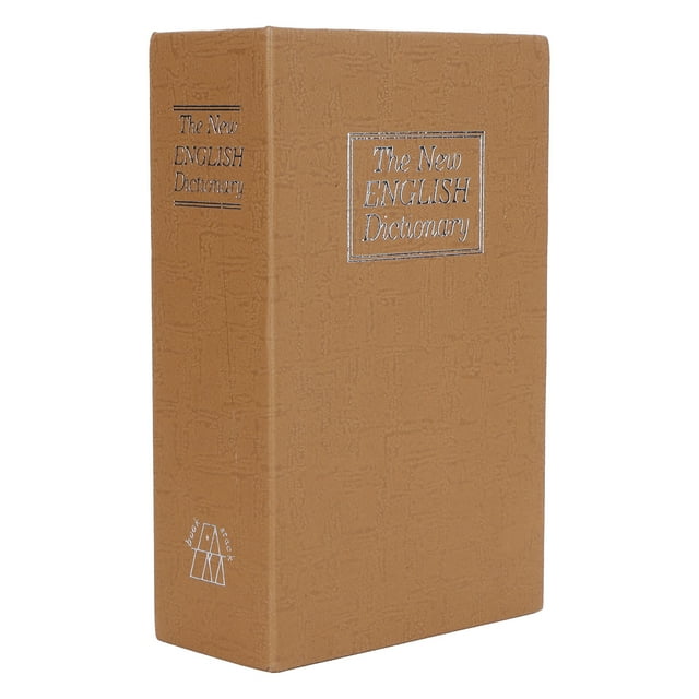 Book Safe With Key Lock, English Dictionary Safe Box Dictionary