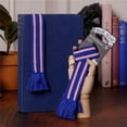 thumbnail image 1 of Book Scarf Bookmark - Blue & Pink, 1 of 1