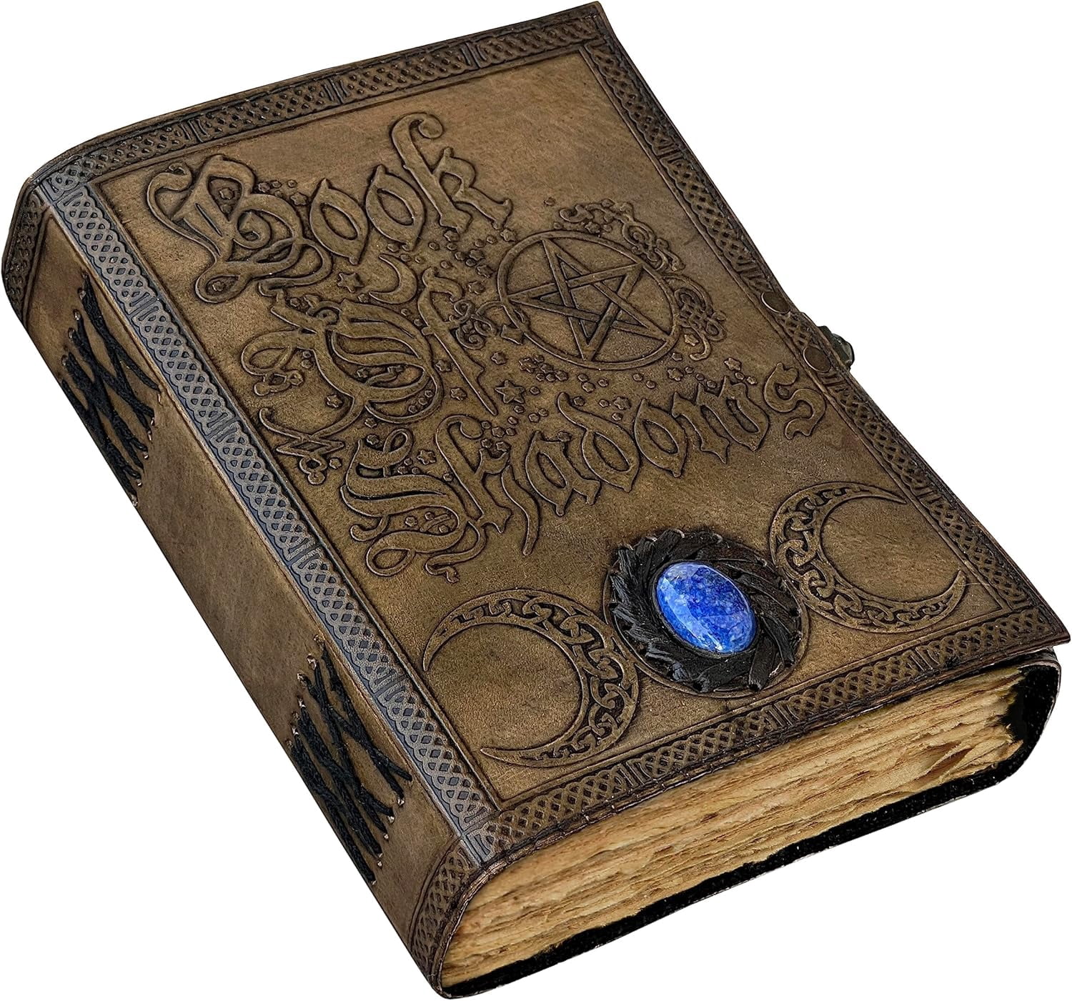 Book of Shadows Leather Journal Grimoire Spell Book Journal For Men ...