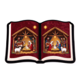 thumbnail image 1 of Book Shape Doorma,Christmas Nativity Scene Rug，Non-slip Doormat,15.7"x27.6", 1 of 5