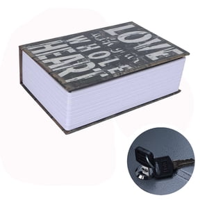 Book Shaped Safe Lock Box, Simulation Dictionary Money Storage Box with Combination Lock, Hidden Security Safe for Cash Jewelry ID Cards, Home Office Desk Drawer Concealment