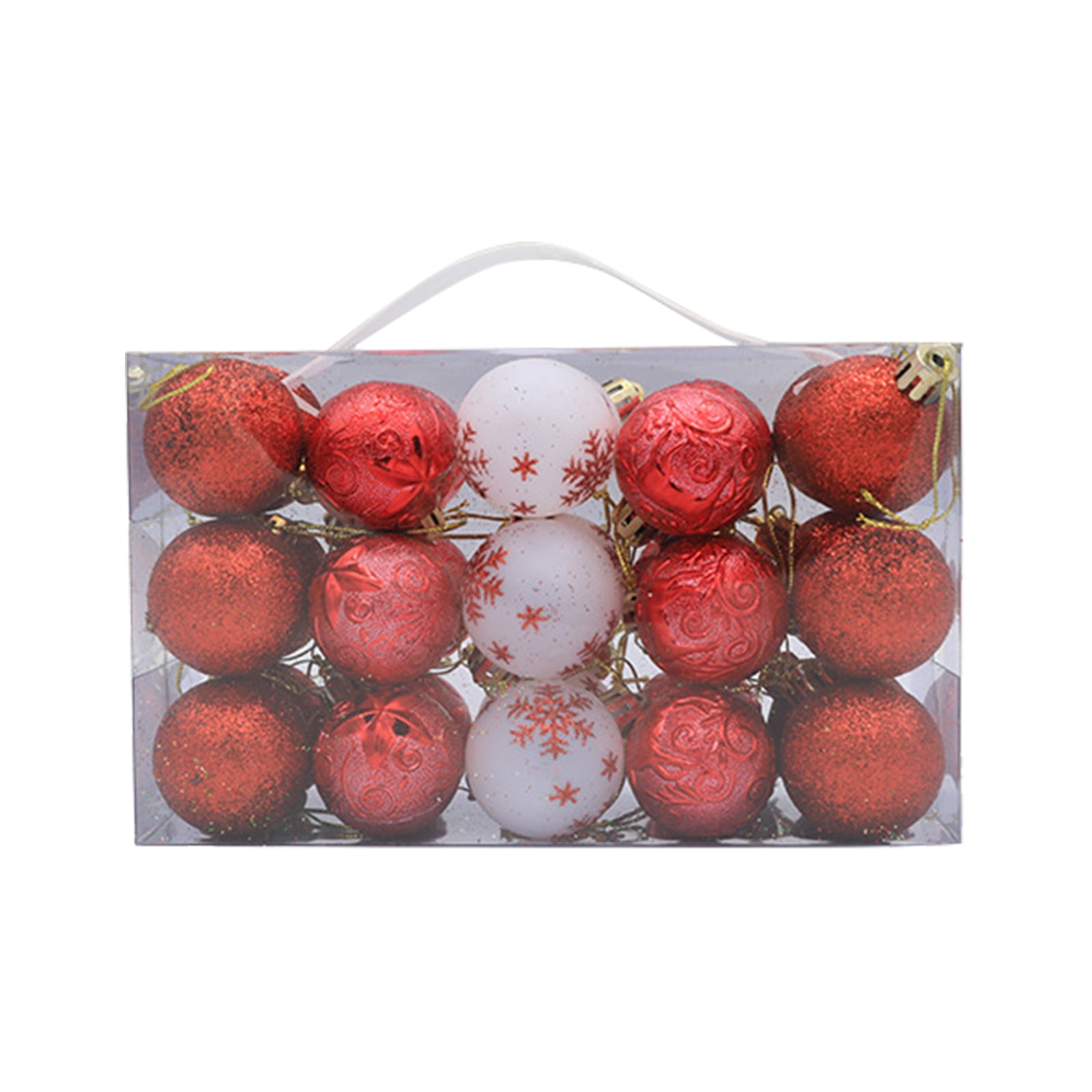Book Shelf Decor Window fall decor 30Pcs Christmas Ball Baubles Party