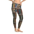 thumbnail image 1 of 'Book Shelf' Stretchy Leggings (AOP), 1 of 6