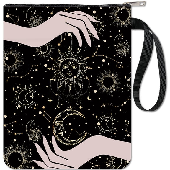Book Sleeve Sun Book Protector Moon s Hand Black Book Covers