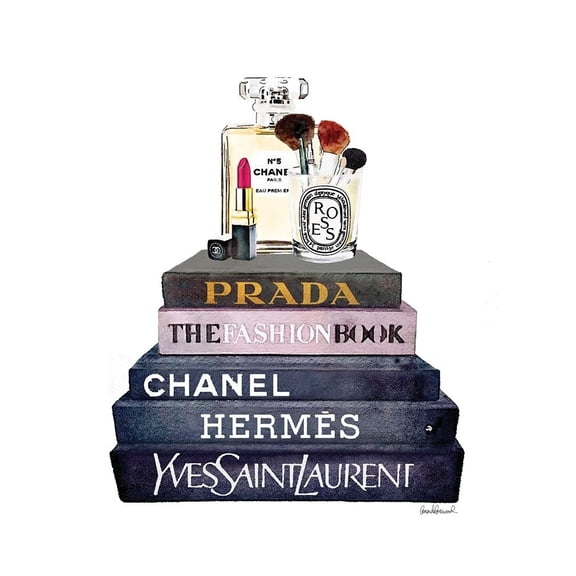 Book Stack Makeup Poster Print by Amanda Greenwood AGD115356