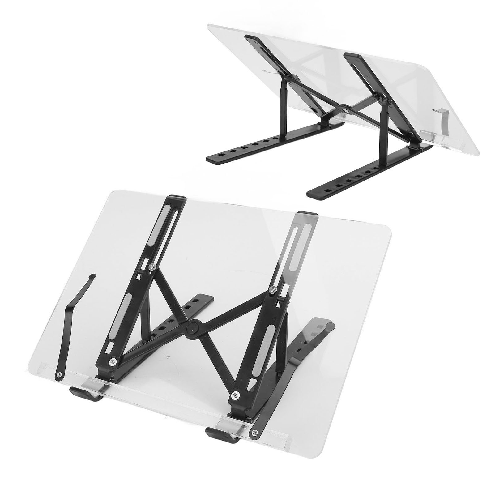 Book Stand Foldable Book Stand For Reading Multifunctional Acrylic Desk Book Holder With Page