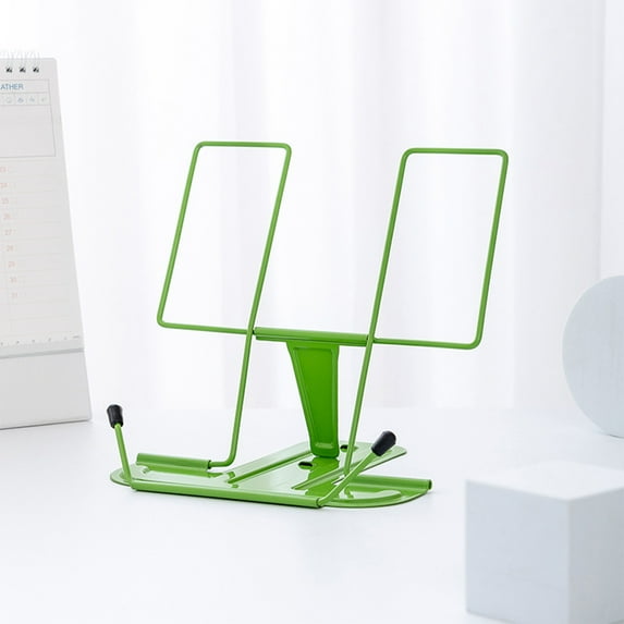 Book Stand,Foldable Metal Reading Holder with Adjustable Angle for Textbook Tablet Music Sheet Display