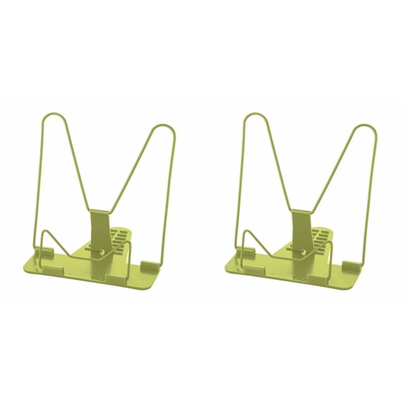 Book Stand Reading Stand Adjustable Book Holder Desktop Book Stand Cookbook Holder Document Holder Textbook Stand for Reading Study Office Home Metal Plastic Green 2 Pack