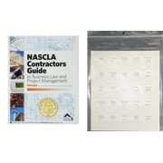 Book and Tabs - NASCLA Contractors Guide to Business, Law and Project Management, Georgia State Licensing Board for Residential and General Contractors 3rd Edition