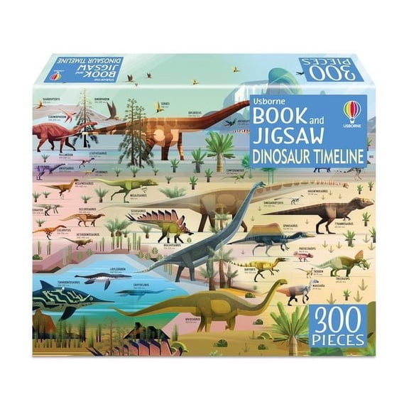 Book And Jigsaw Dinosaur Timeline