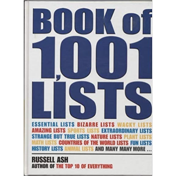 Pre-Owned Book of 1,001 Lists 9780760739044