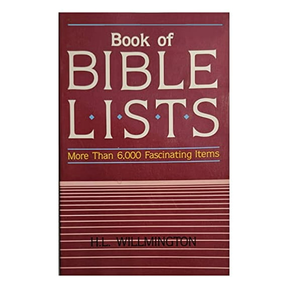 Pre-Owned Book of Bible Lists (Paperback) 0842388036 9780842388030