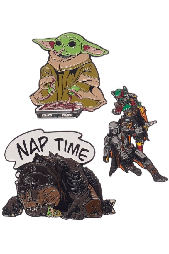 Book of Boba Fett Nap Time Pins 3-Pack - EE Exclusive