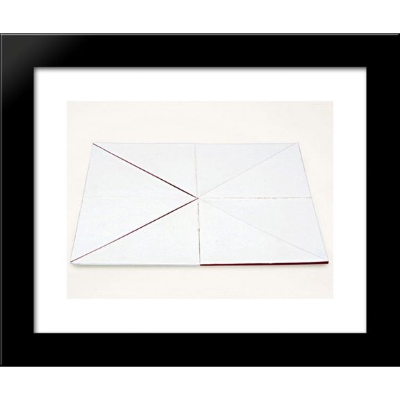 Book of Creation. Fire 20x24 Framed Art Print by Pape, Lygia