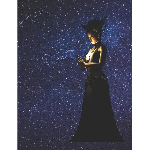 Book of Shadows: Write your own spells, Grimoire spell paper 7.44x9.69 200 pages, (Paperback)