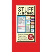 Book of Sticky Notes Book of Sticky Notes Stuff I Need to Do - Red Other