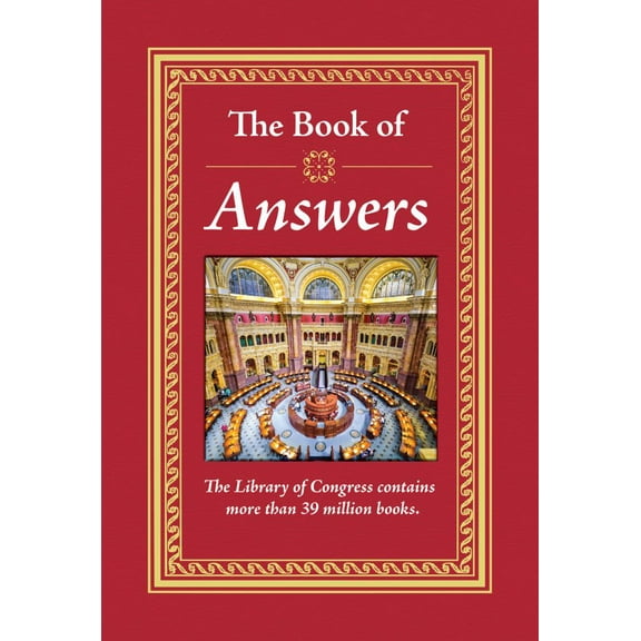 Book of The Book of Answers: Big Book of Questions & Fascinating Facts Hardcover Gift for Trivia Buffs, Curious Minds, Adult, (Hardcover)