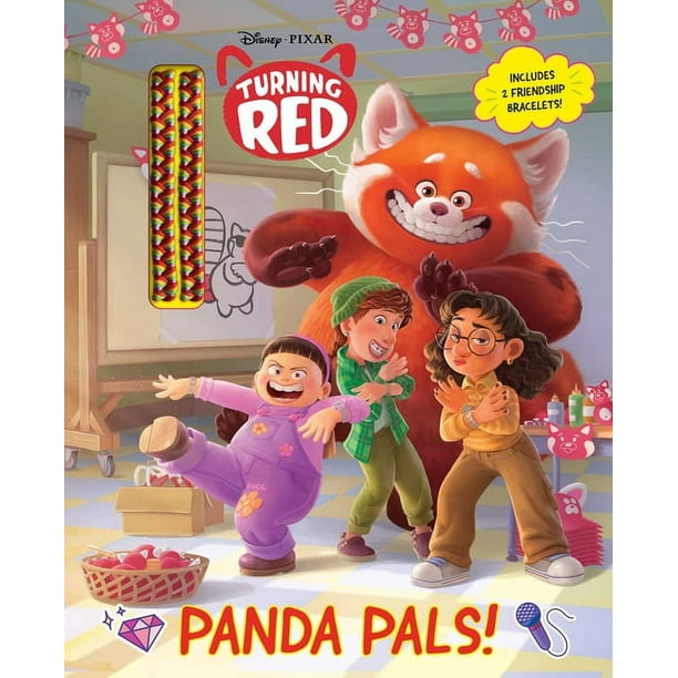 Book with Friendship Bracelets Disney Pixar: Turning Red