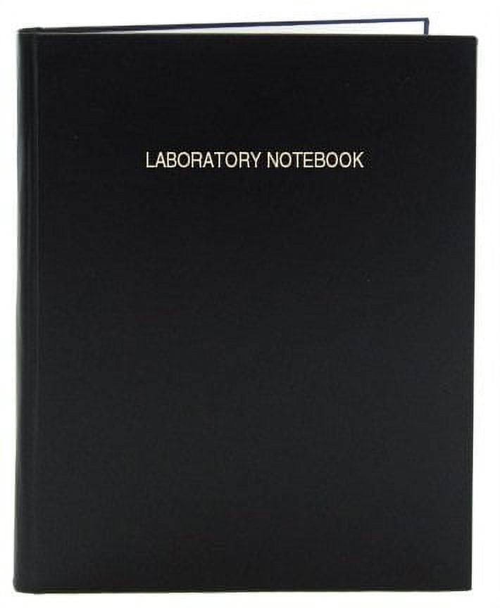 BookFactory Extra Large Black Research Notebook - 312 Pages (.25" Grid - View #3