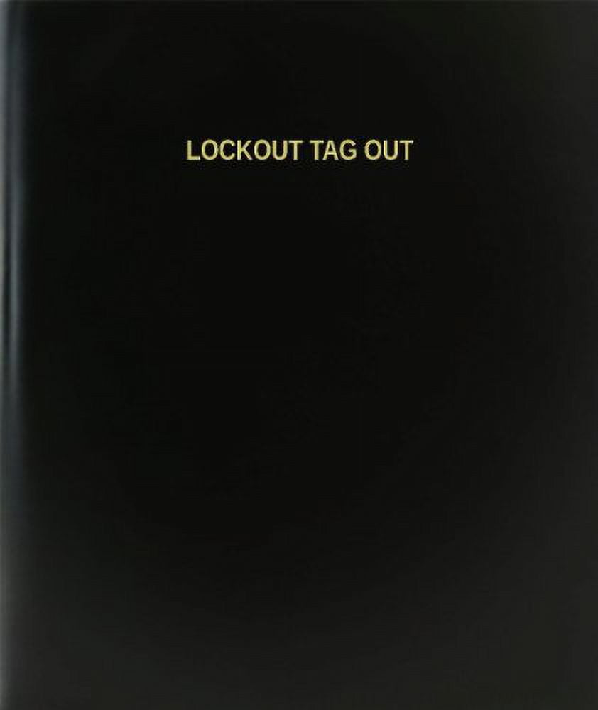 BookFactory Lockout Tag Out Log Book/Journal/Logbook - 120 Page, 8.5 ...