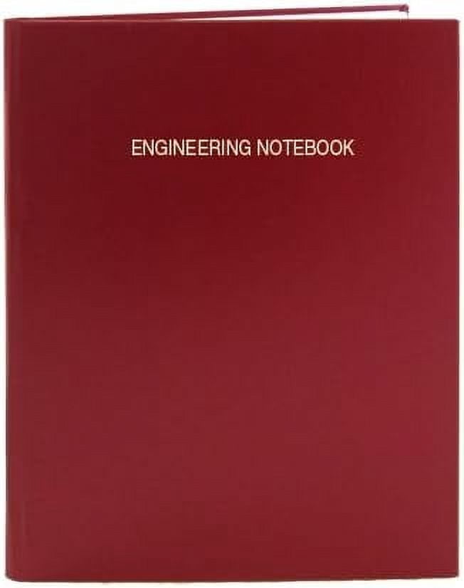 BookFactory Red Engineering Notebook/Graph Paper Notebook - 240 Pages ...