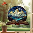 thumbnail image 1 of Bookaholic Night Court Stained Glass Suncatcher,Fantasy Book Reader Gift,Acrylic Window Hanging,Bookshelf Decor,Book Lover Gift,Bookish Gift, 1 of 5