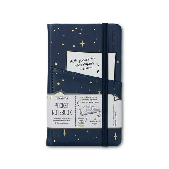 Bookaroo Moon & Stars Pocket Notebook (A6) (Other)