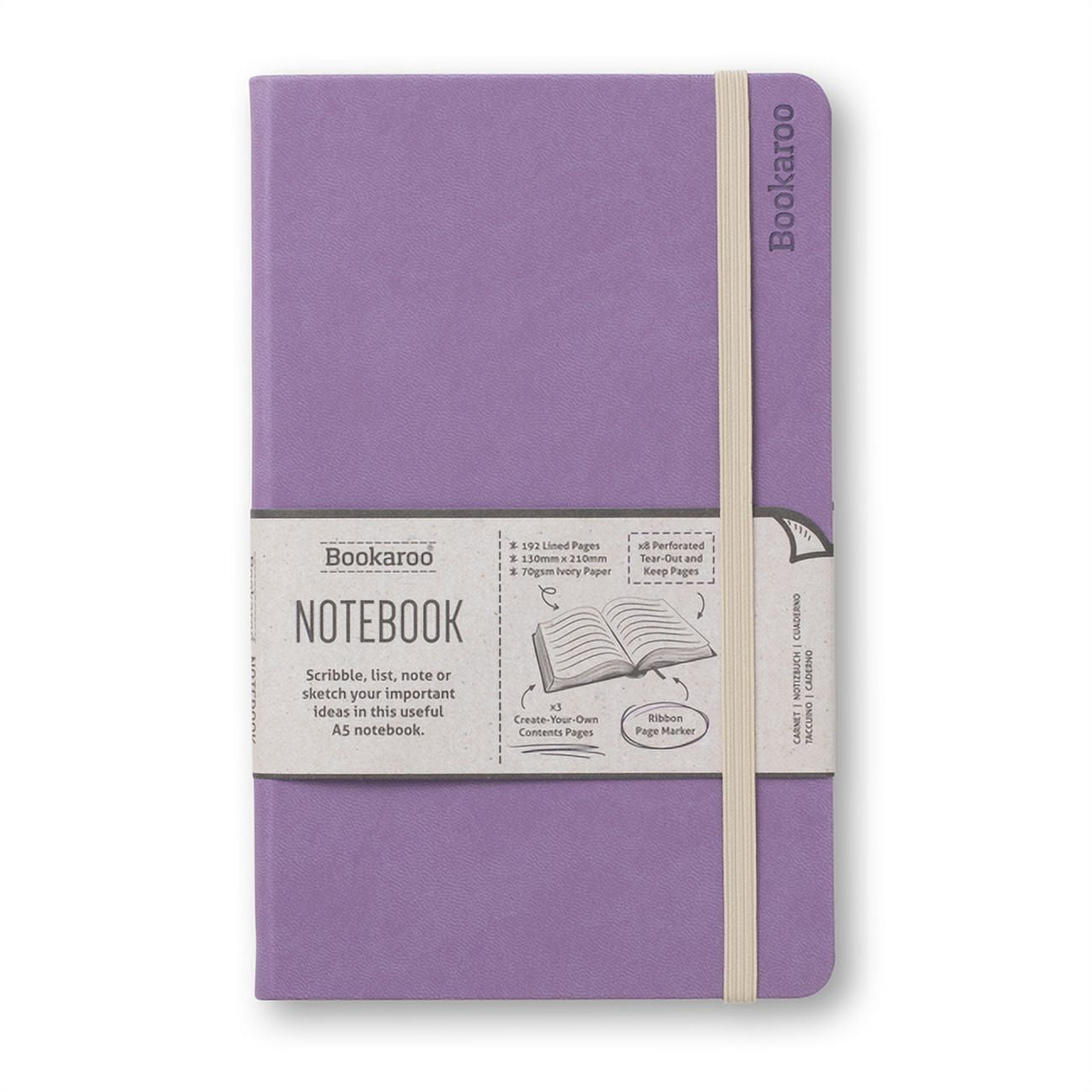 Bookaroo Notebook (A5) Aubergine (Other)