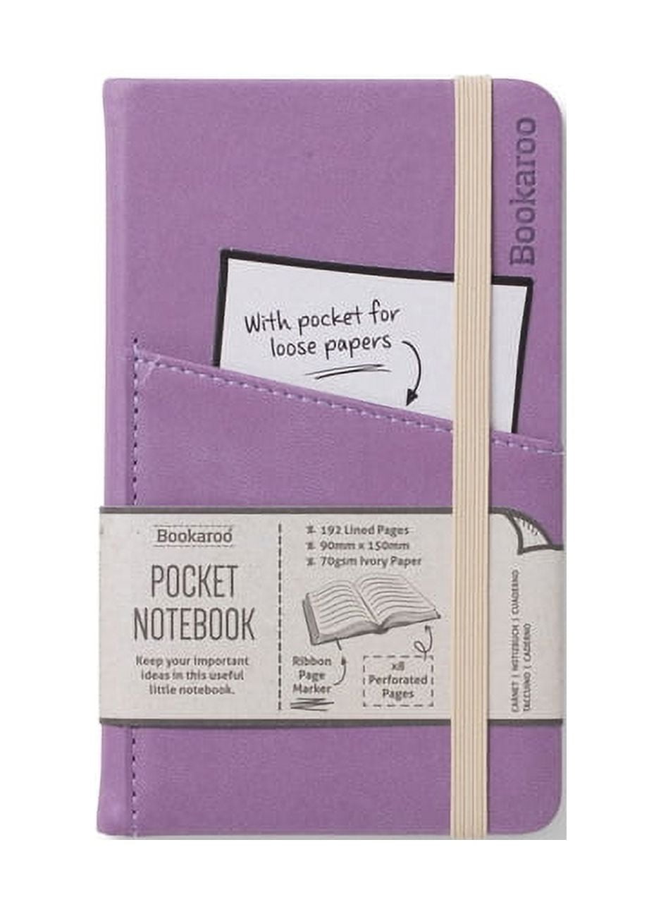 Bookaroo Pocket Notebook (A6) Aubergine (Other) - Walmart.com