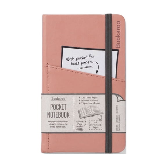 Bookaroo Pocket Notebook (A6) Blush (Other)