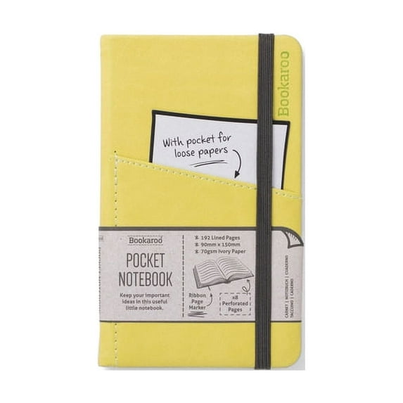 Bookaroo Pocket Notebook (A6) Lime (Other)