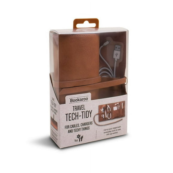 Bookaroo Travel Tech-Tidy-Brown