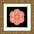 thumbnail image 1 of Bookbinder, David 15x15 Gold Ornate Wood Framed with Double Matting Museum Art Print Titled - Kaleidoscope Hibiscus, 1 of 4