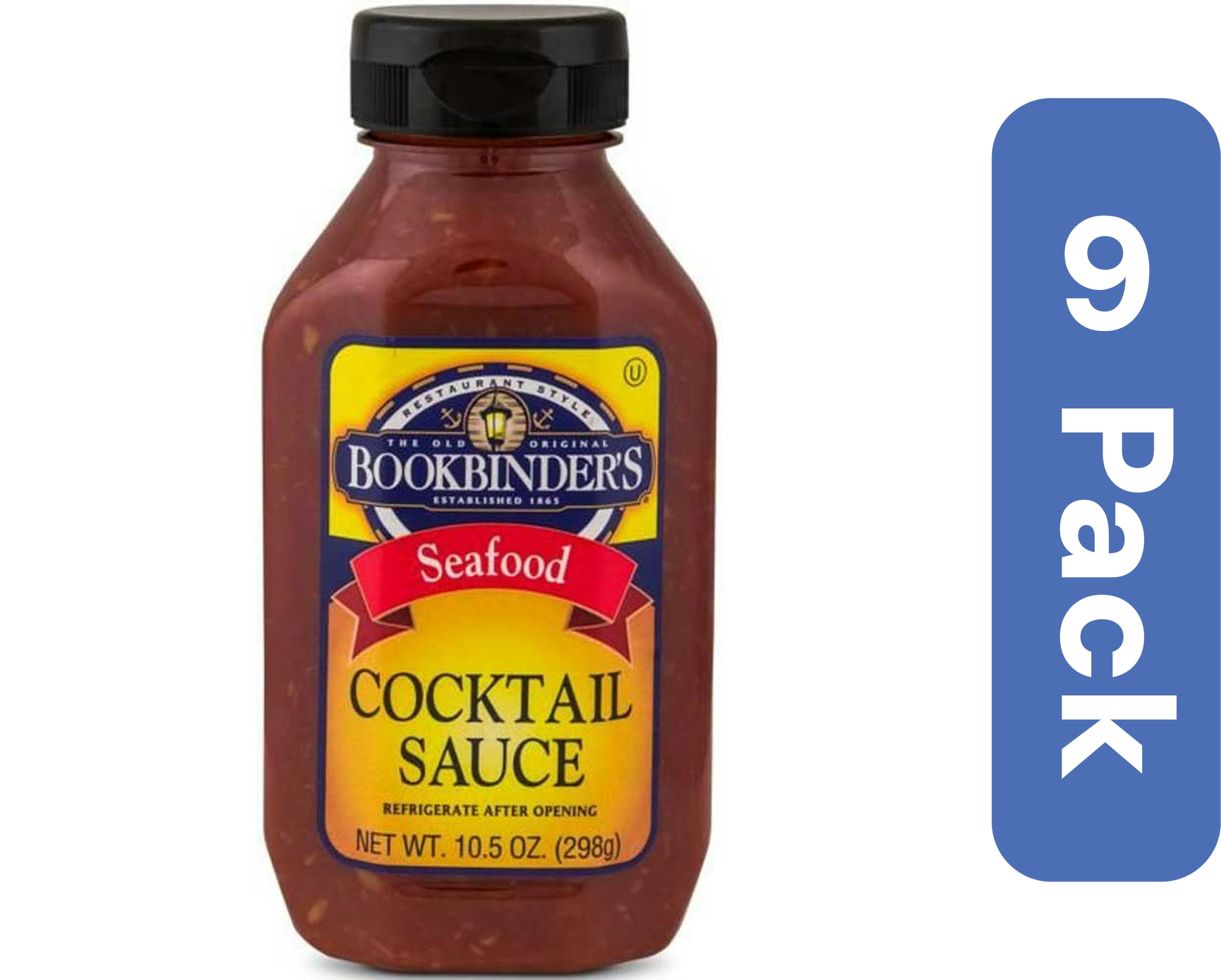 Bookbinder's Cocktail Sauce 10.5 oz (Pack Of 9)