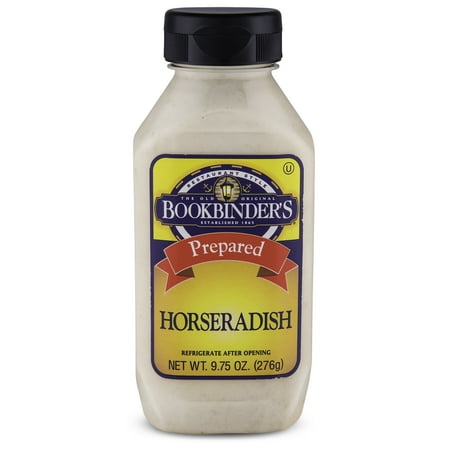 Bookbinder's Prepared Horseradish, 9.75 oz Bottle