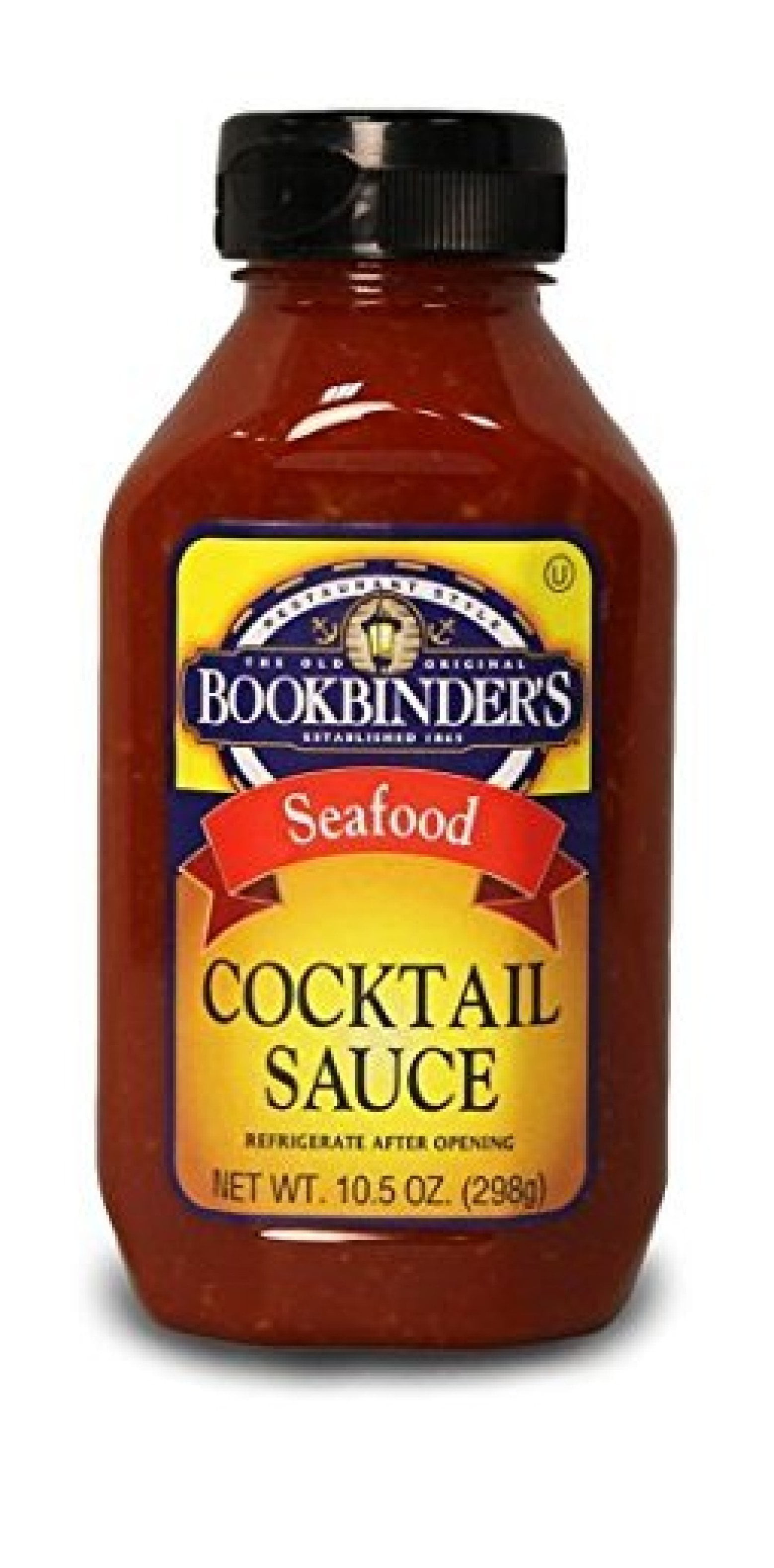 Bookbinders Seafood Cocktail Sauce, 10.5 Ounce Squeeze Bottle (Pack of 3) by Bookbinder's