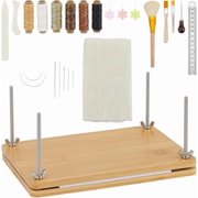 Bookbinding Kits Book Press Kit Book Binding Press Set Portable Handmade Book Binding Starter Tools Set Bone Folders and Large-Eye Needles