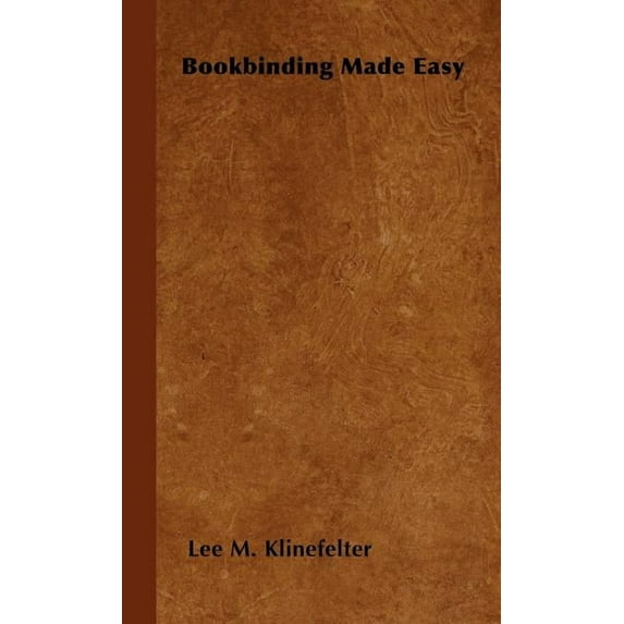 Bookbinding Made Easy