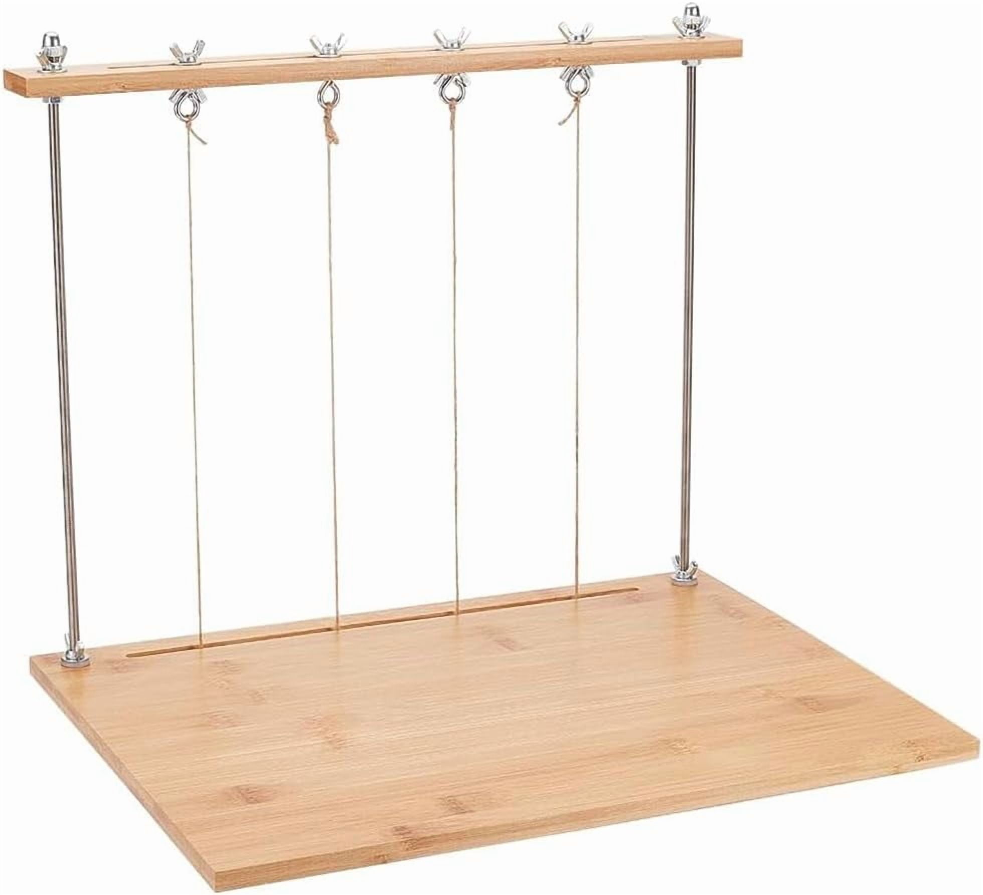Bookbinding Sewing Frame Set Wood Book Binding Kit with Rectangle Frame DIY Bookbinding Tools