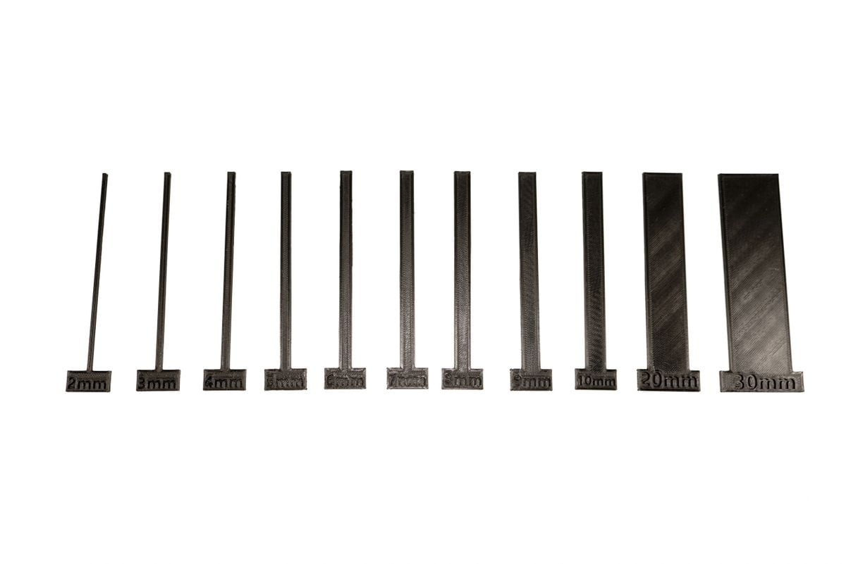 Bookbinding T-Spacers / Gauges / Straightedges (20cm)