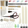 thumbnail image 1 of Bookbinding Tools Set Versatile Book Binding Kits Useful Paper Folding Tool Portable Book Binding Starter Tools Quality Hand Book Binding Starter Tools Set for Crafts, 1 of 10