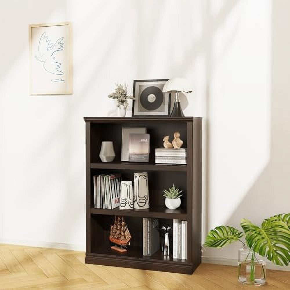 Bookcase Open Book Cases/Shelves Floor Standing Indoor 3 Book case for ...