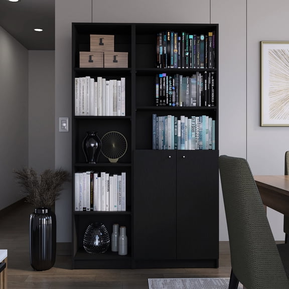 Compact & Versatile Bookcase with 11.8" Wide Shelves / Ideal for Books & Decor / Space - Saving Solution