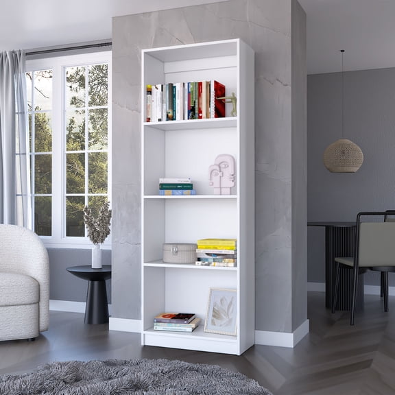 Bookcase: Tiered Storage for Home Elegance
